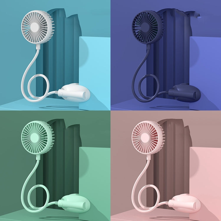 WS13 Sport Lazy Hanging Neck Fan Portable Folding Desktop Fan