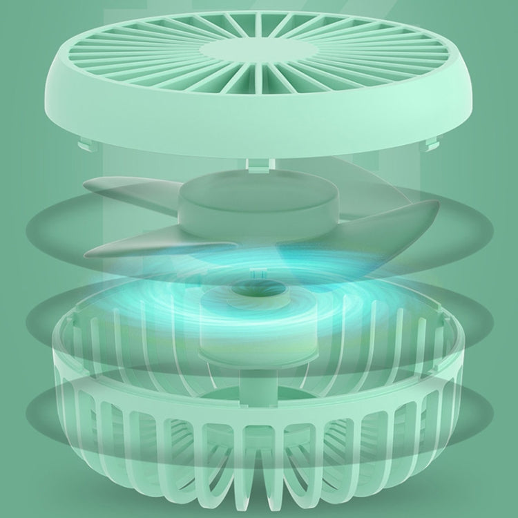 WS13 Sport Lazy Hanging Neck Fan Portable Folding Desktop Fan