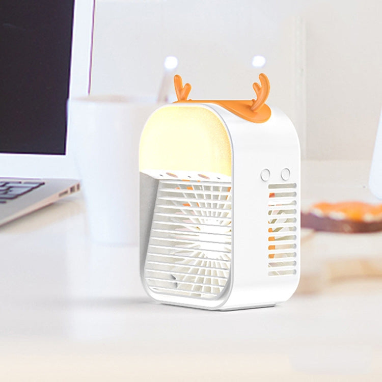 Household Mini Humidification Fan Portable USB Water-cooled Air Conditioning Fan