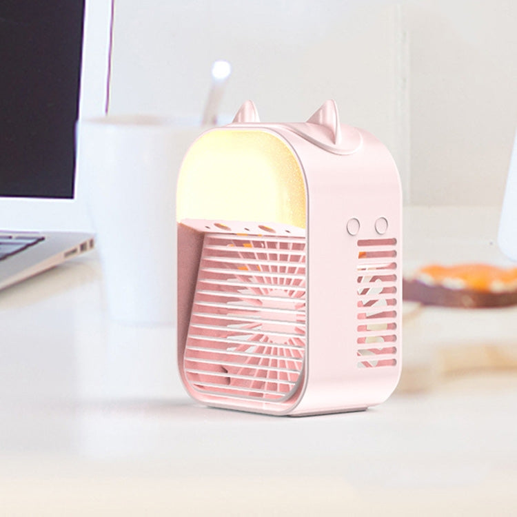Household Mini Humidification Fan Portable USB Water-cooled Air Conditioning Fan