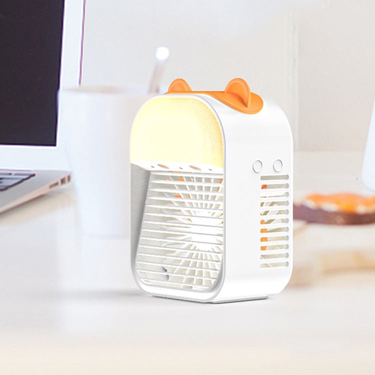 Household Mini Humidification Fan Portable USB Water-cooled Air Conditioning Fan