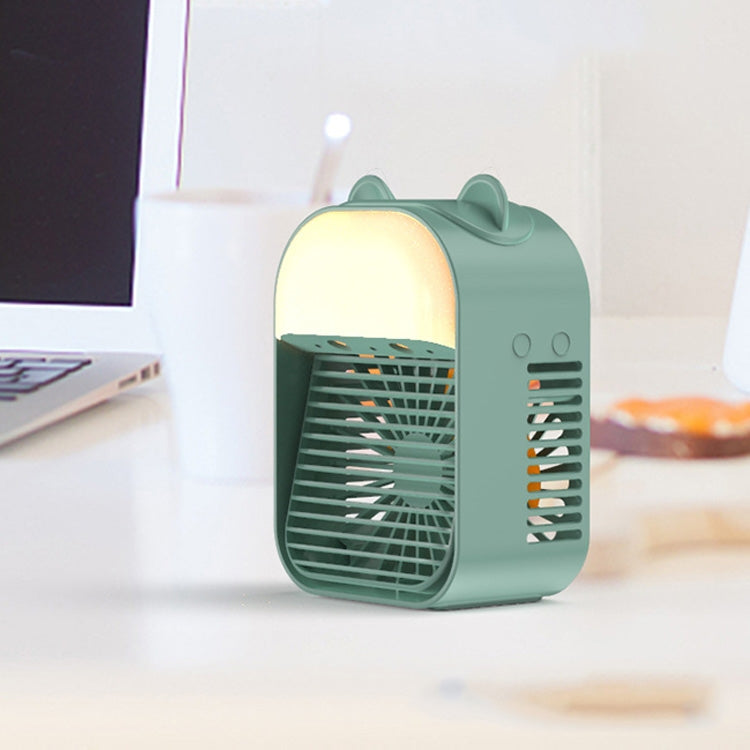 Household Mini Humidification Fan Portable USB Water-cooled Air Conditioning Fan