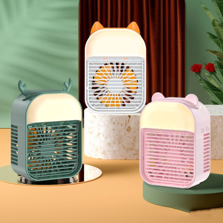 Household Mini Humidification Fan Portable USB Water-cooled Air Conditioning Fan