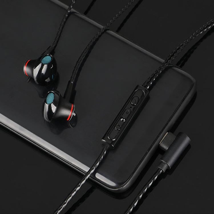 F20 Metal Earphone Earbud Type-C Interface Universal Wire Earphones, Not For Samsung Phones