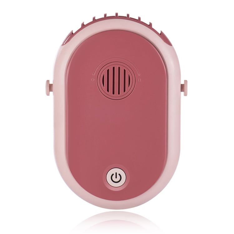 M3 Hanging Neck Aromatherapy Fan USB Mini Portable Household Outdoor Fan, Colour: Lotus Root Powder Ordinary