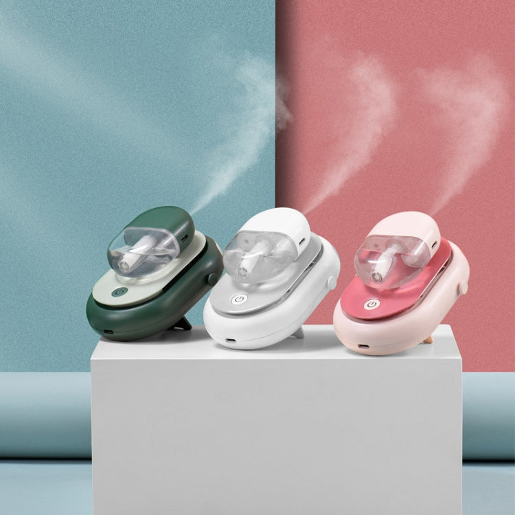 M3 Hanging Neck Aromatherapy Fan USB Mini Portable Household Outdoor Fan, Colour: White Gray Spray
