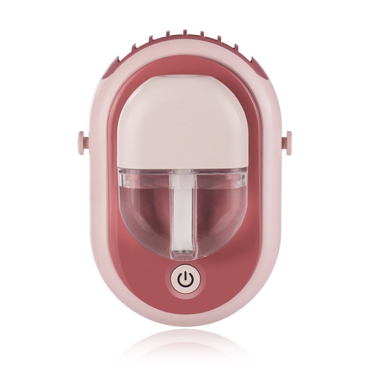 M3 Hanging Neck Aromatherapy Fan USB Mini Portable Household Outdoor Fan, Colour: Lotus Root Powder Spray