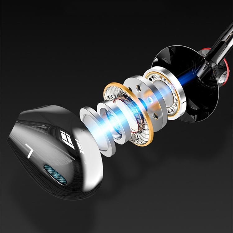F20 3.5mm Jack Metal Earphones Wire-Controlled Earbuds Mobile Phone Earphones With Mic