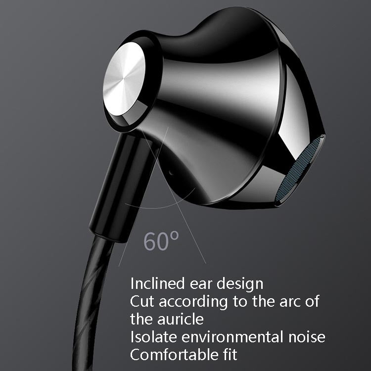 F10 Smart Wire Control Universal Mobile Headset Earbud Sports Earphone with Mic