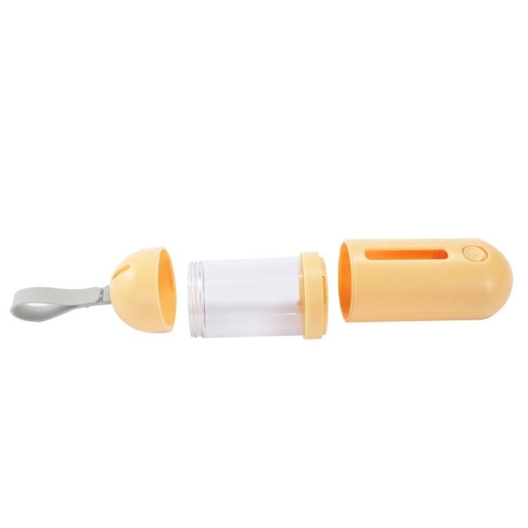 Pet Dual-purpose Accompanying Cup For Out Drinking Water With Garbage Bag Toilet Picker Portable Drinking Cup For Dogs