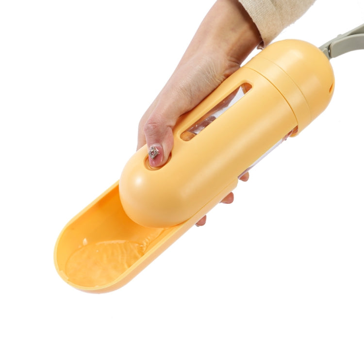 Pet Dual-purpose Accompanying Cup For Out Drinking Water With Garbage Bag Toilet Picker Portable Drinking Cup For Dogs