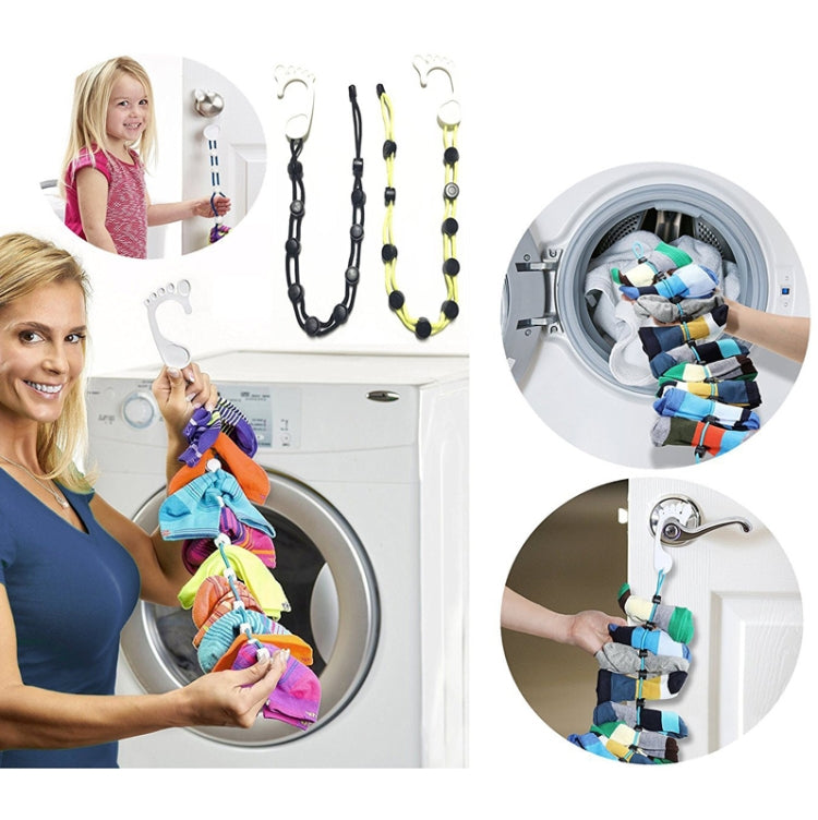 3 Sets Socks Storage Organizer Socks Cleaning Aid  Hanging Socks ,Romdom Color Delivery