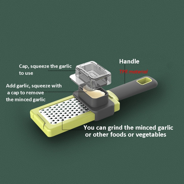 2 PCS Creative Garlic Squeeze Garlic Masher Kitchen Tool  Household Manual Vegetable Cutter