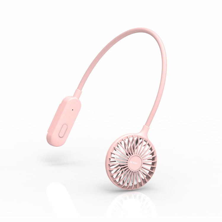 Hanging Neck Earphone Clip Fan Student Dormitory Portable USB Folding Mini Fan