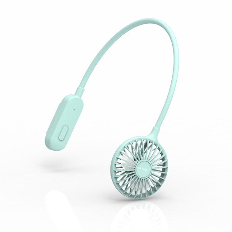 Hanging Neck Earphone Clip Fan Student Dormitory Portable USB Folding Mini Fan