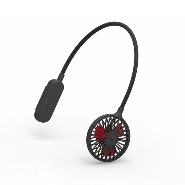 Hanging Neck Earphone Clip Fan Student Dormitory Portable USB Folding Mini Fan