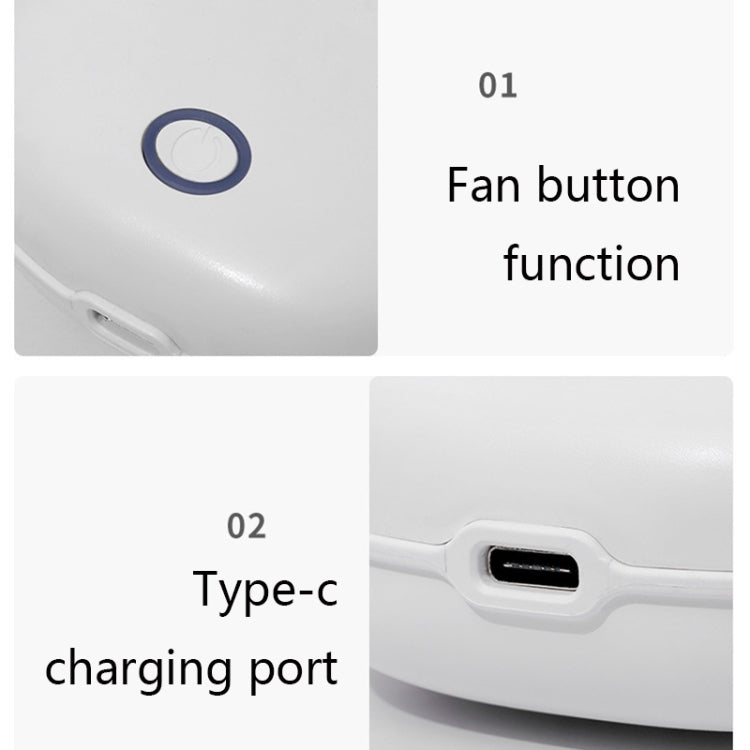 WX616 Mini Hanging Neck Fan USB Student Office Handheld Fan