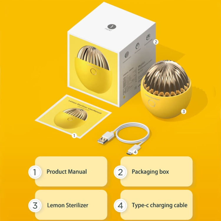 117 Lemon Refrigerator Deodorizer Wardrobe Shoe Cabinet Deodorant Ozone Sterilization Machine