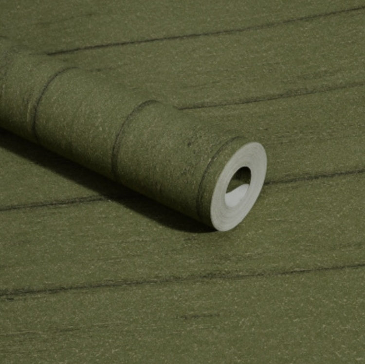 Wood Grain Non-Woven Wallpaper Vintage Background Photography Wallpaper(Dark Green)