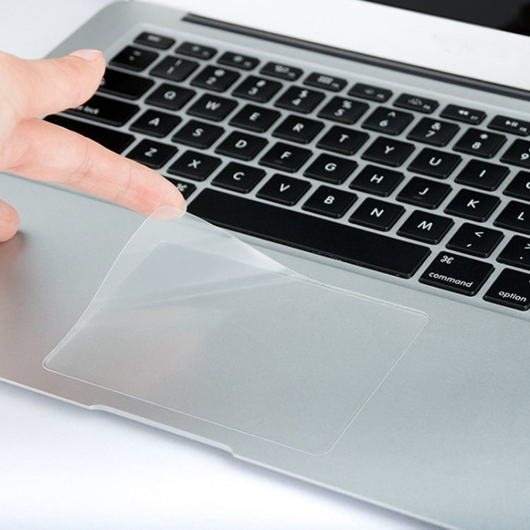 2 PCS Laptop Touchpad Film Transparent Frosted Protective Sticker For MacBook Pro 15.4 inch A1286