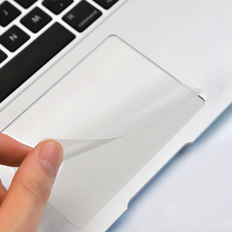 2 PCS Laptop Touchpad Film Transparent Frosted Protective Sticker For MacBook Pro 15.4 inch A1286