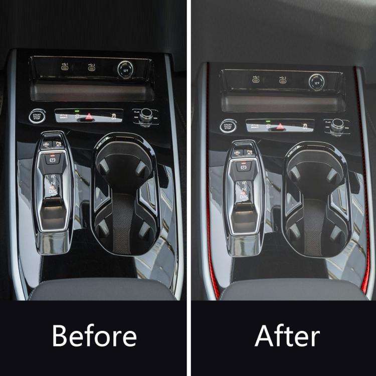 2pcs /Set Gear Shift Side Trim Stickers Left-Hand Drive For Audi A5 / A5L / S5 Avant / A5 Saloon / A6 Avant / A6L
