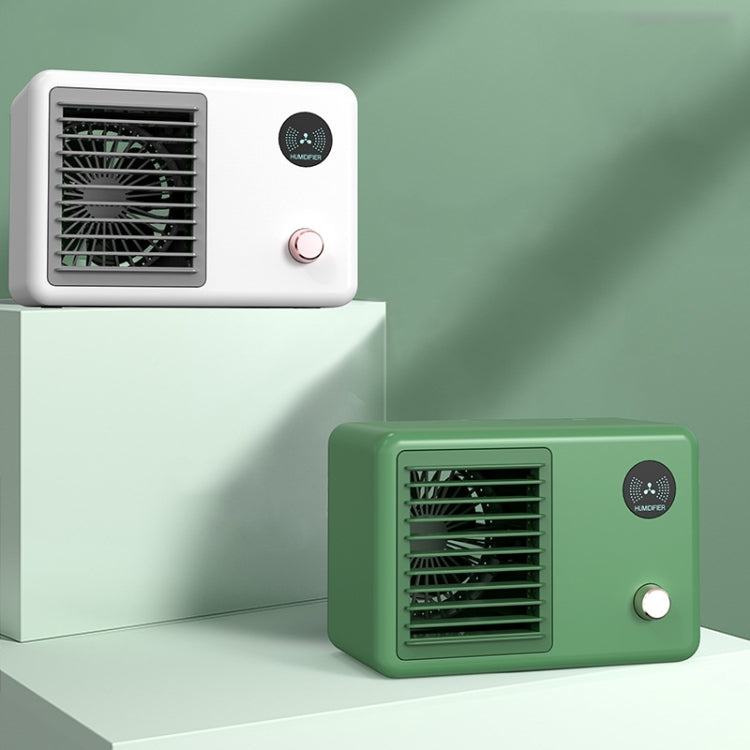 Portable Desktop Mini Retro Humidifying Spray Fan