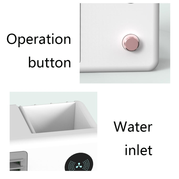 Portable Desktop Mini Retro Humidifying Spray Fan