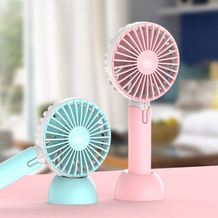 Desktop Portable Handheld Mini Silent Fan, Colour: X1 Pink