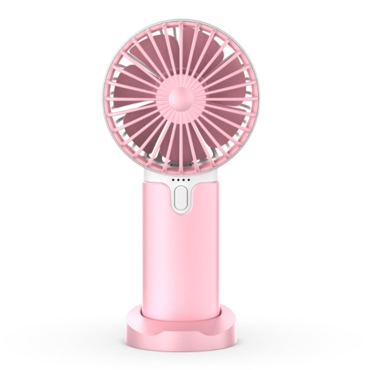 Desktop Portable Handheld Mini Silent Fan, Colour: X2 Pink