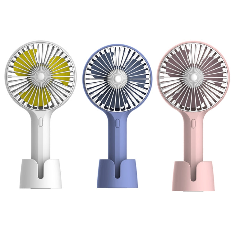 Desktop Portable Handheld Mini Silent Fan, Colour: X3 Blue