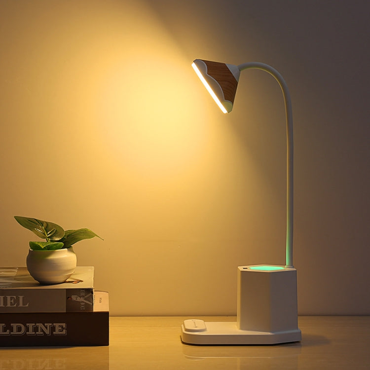 QB-1 Multifunctional  Pencil Table Lamp USB Eye Protection Learning Bedside Reading Table Lamp