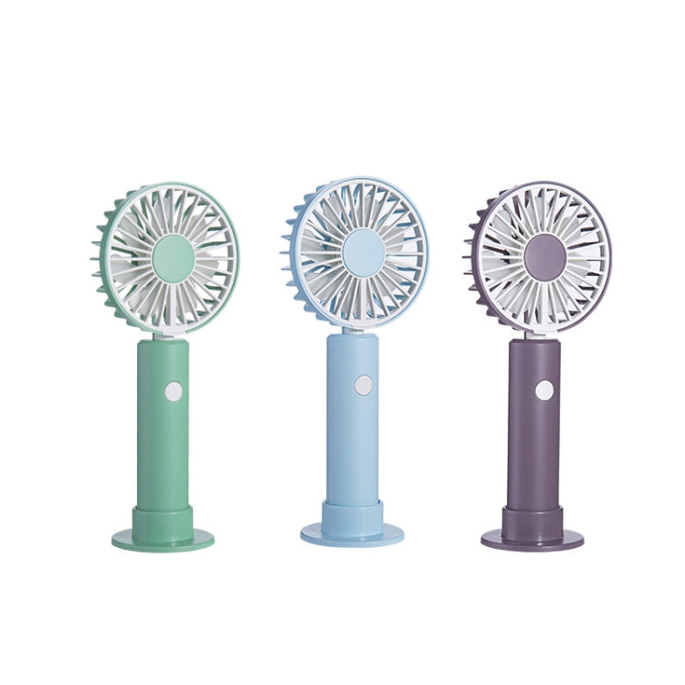 W8 USB Hanging Neck Small Fan Outdoor Children Folding Portable Handheld Fan(Purple)