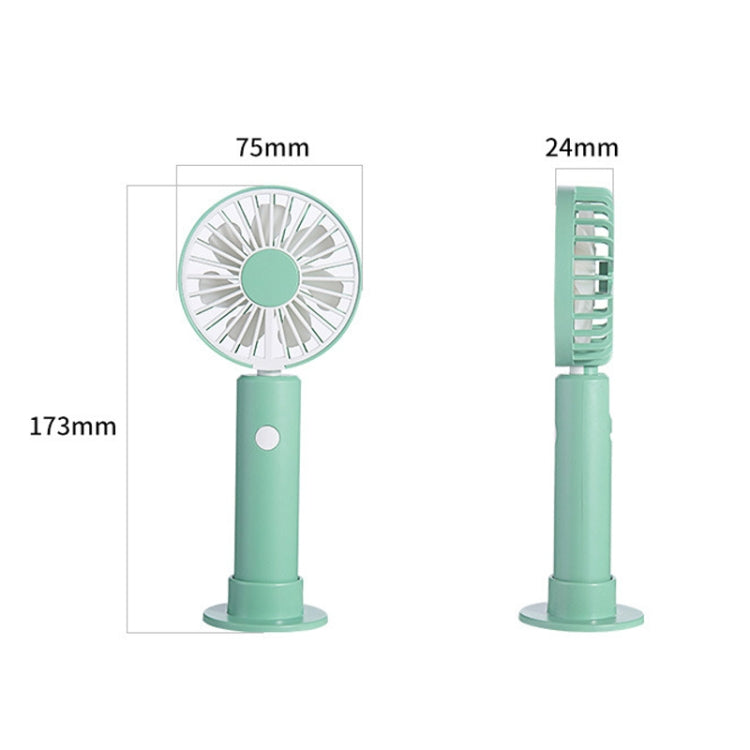 W8 USB Hanging Neck Small Fan Outdoor Children Folding Portable Handheld Fan(Purple)