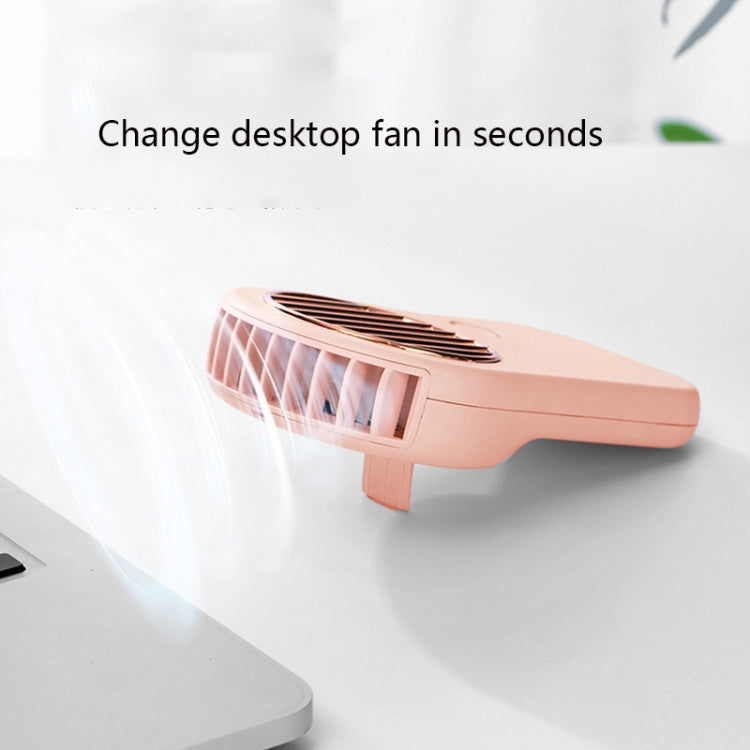 V6 Mini USB Lazy Hanging Neck Fan Outdoor Portable Handheld Pocket Fan