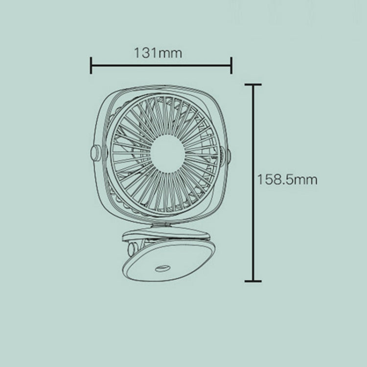 SF-L12 Multifunctional Desktop Mini Fan Baby Carriage Dormitory Office Portable Clip Fan