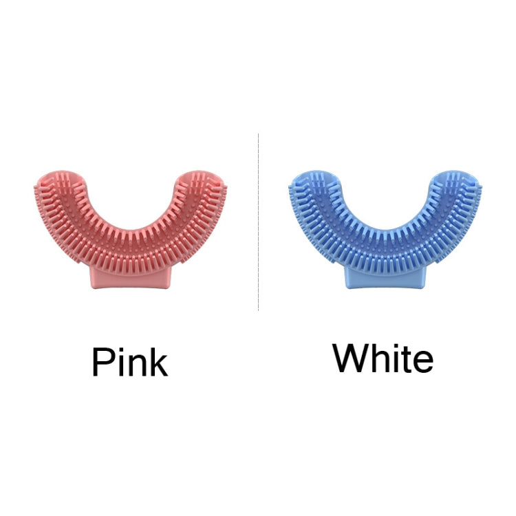 2 PCS Silicone U-Shaped Replaceable Brush Head 2-8 Years Old Oral Electric Toothbrush Head
