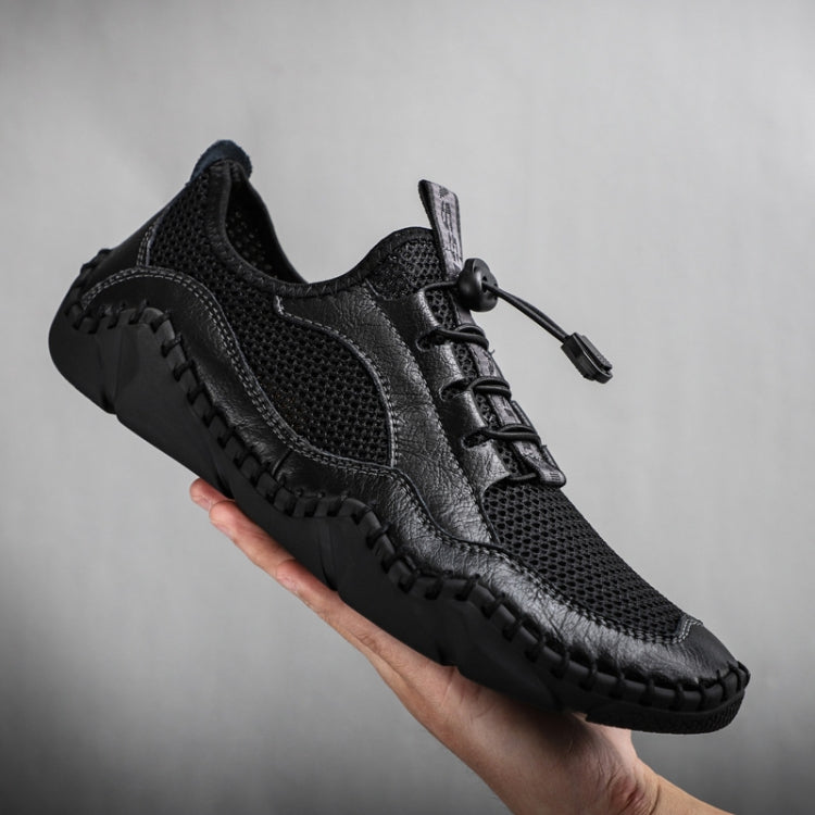 Large Size Men Summer Casual Mesh Breathable Sandals Outdoor Foot Lazy Shoes, Size: 38