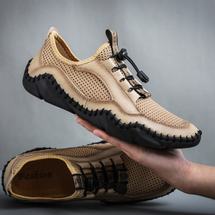Large Size Men Summer Casual Mesh Breathable Sandals Outdoor Foot Lazy Shoes, Size: 38