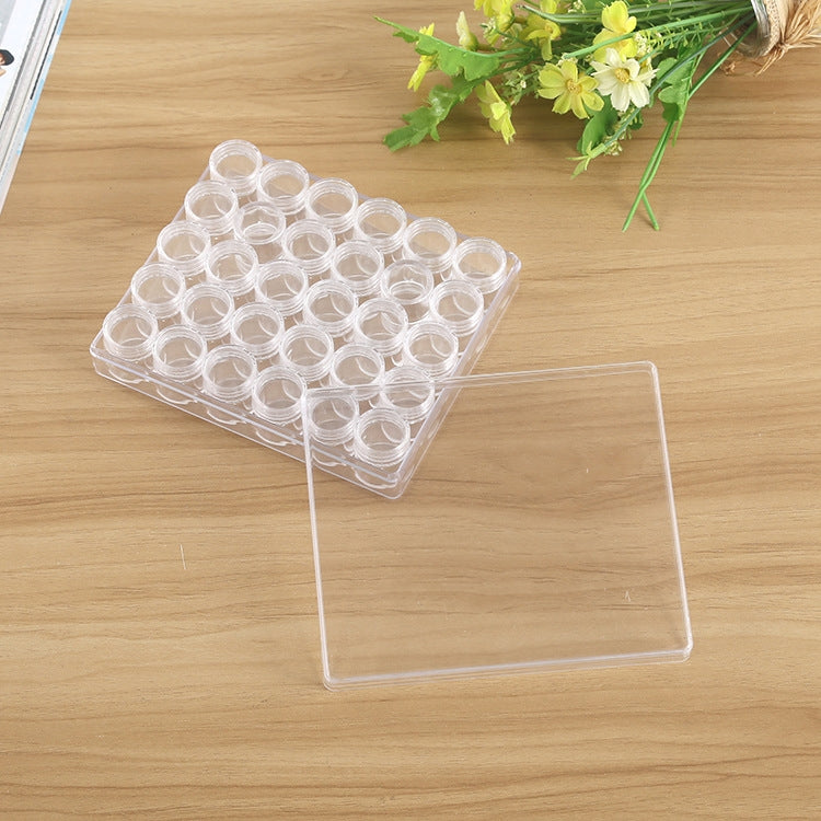 30 in 1 Storage Jars Cosmetic Plastic Sub-Bottles Screw-Sealed Empty Bottles With Lids