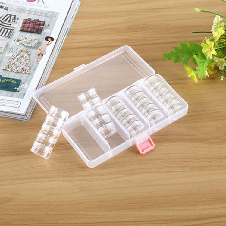 5g Transparent Round Bottle Plastic Box Set Cream Bottle Foundation Eye Shadow Manicure Cosmetic Contact Box 5 Conjoined