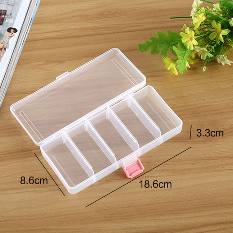 5g Transparent Round Bottle Plastic Box Set Cream Bottle Foundation Eye Shadow Manicure Cosmetic Contact Box 5 Conjoined