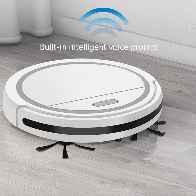 WK-911 Household Automatic Cleaning Machine USB Rechargeable Vacuum Cleaner(Four Motors White Gray Cowhide Box Packaging)