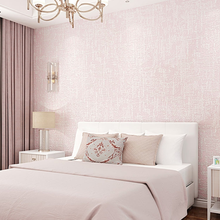 Simple Non-Woven Fabric Bedroom Living Room Plain Wallpaper Self-Adhesive 3D Stereo Imitation Diatom Mud Wallpaper, Specification: 0.53 x 3 Meters