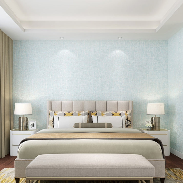 Simple Non-Woven Fabric Bedroom Living Room Plain Wallpaper Self-Adhesive 3D Stereo Imitation Diatom Mud Wallpaper, Specification: 0.53 x 3 Meters