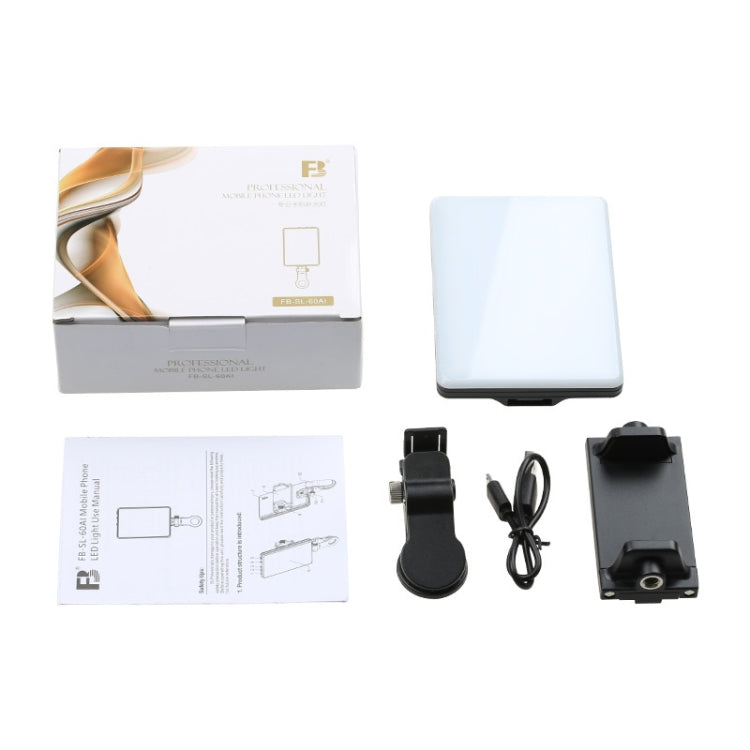 FB-SL-60AI Computer Fill Light Mini Selfie Mobile Phone Fill Light LED Live Video Conference Fill Light