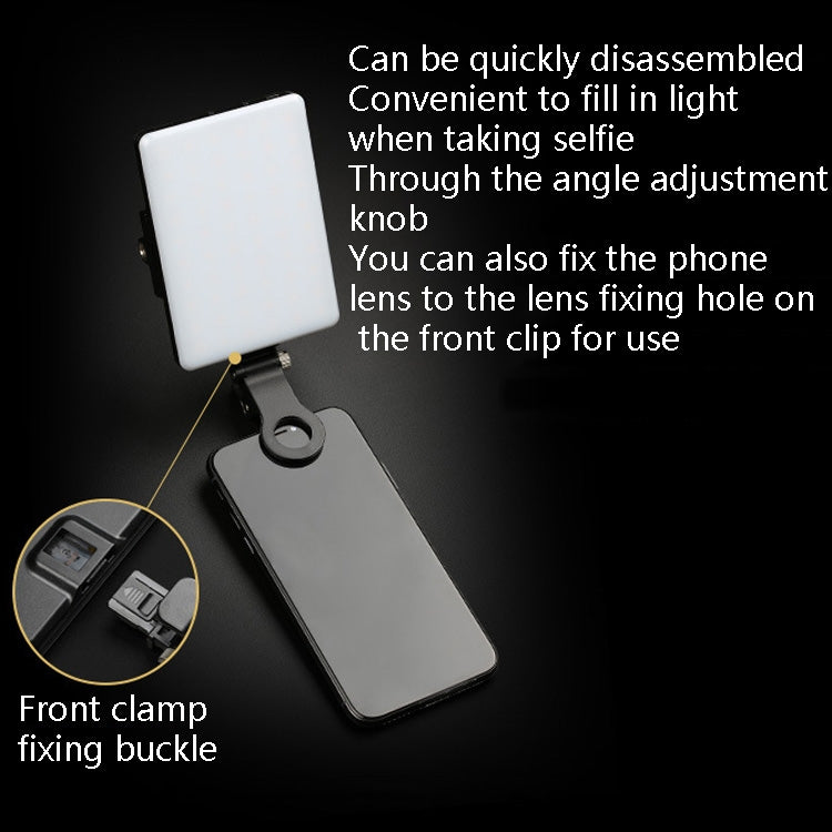 FB-SL-60AI Computer Fill Light Mini Selfie Mobile Phone Fill Light LED Live Video Conference Fill Light