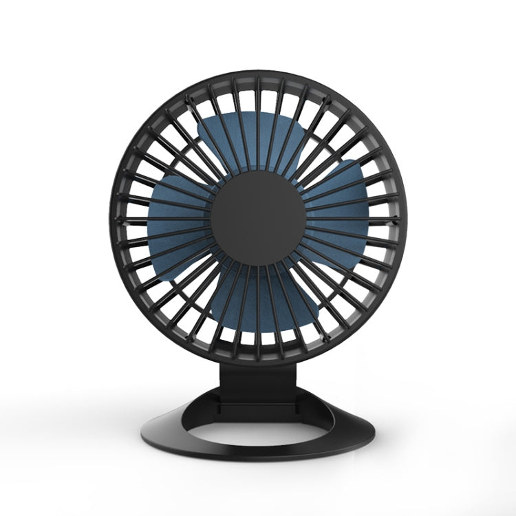F2 Student USB Quiet Office Desktop Mini Fan, Colour: Black Without Battery
