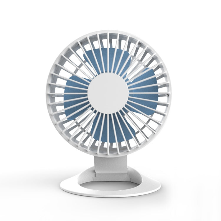 F2 Student USB Quiet Office Desktop Mini Fan, Colour: White With Battery