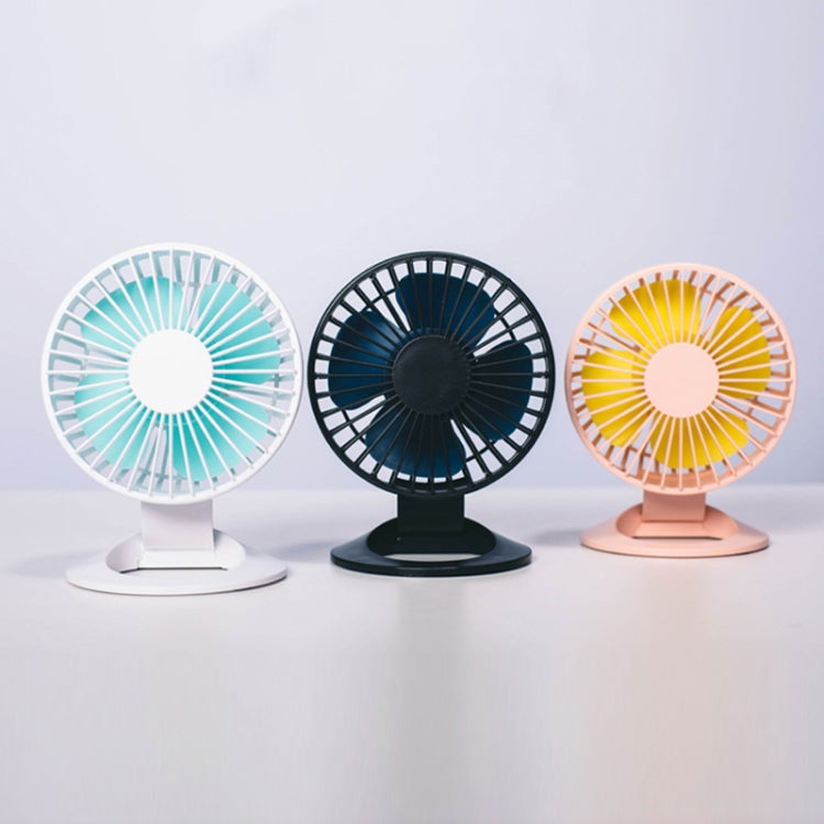 F2 Student USB Quiet Office Desktop Mini Fan, Colour: Pink Without Battery